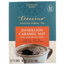 Load image into Gallery viewer, Dandelion Caramel Nut Herbal Tea - 10 Tea Bag Box