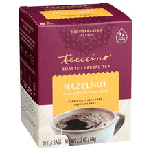 Load image into Gallery viewer, teeccino-10-tee-bags-hazelnut.jpg