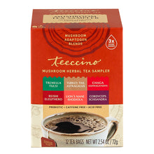 Load image into Gallery viewer, Mushroom Adaptogen Herbal Tea Sampler Box