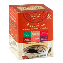 Load image into Gallery viewer, Mushroom Adaptogen Herbal Tea Sampler Box