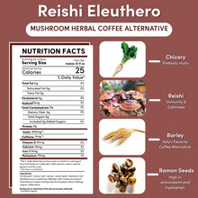 Load image into Gallery viewer, COMING SOON - Reishi Eleuthero Herbal Coffee - 284g Grind