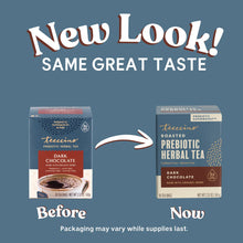 Load image into Gallery viewer, Dark Chocolate Prebiotic SuperBoost Herbal Tea 10TB