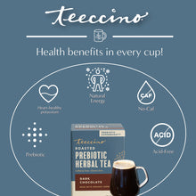 Load image into Gallery viewer, Dark Chocolate Prebiotic SuperBoost Herbal Tea 10TB