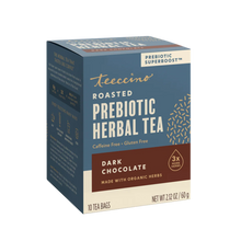 Load image into Gallery viewer, Dark Chocolate Prebiotic SuperBoost Herbal Tea 10TB