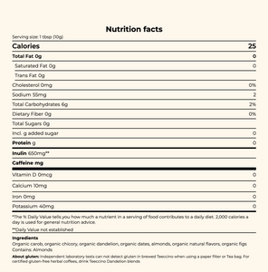 Dandelion Caramel Nut Herbal Coffee