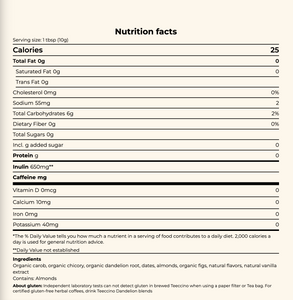 Dandelion Vanilla Nut Herbal Coffee