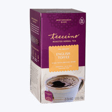 Load image into Gallery viewer, COMING SOON - English Toffee Herbal Coffee - 25 Tea Bag Box