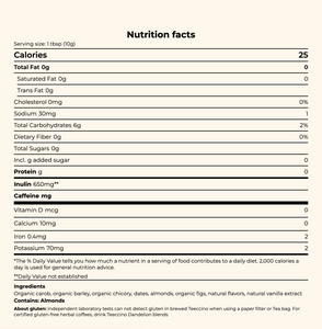 Vanilla Nut Herbal Coffee