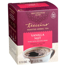 Load image into Gallery viewer, Teeccino Vanilla Nut 10 Tee Bags