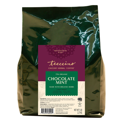 Teeccino Herbal Coffee Chocolate Mint 2.2kg Bag