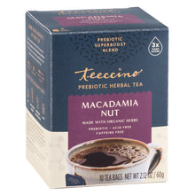 Load image into Gallery viewer, Macadamia Nut Prebiotic SuperBoost Herbal Tea 10TB