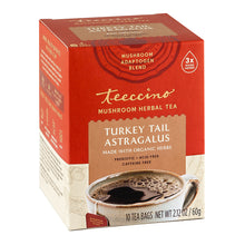 Load image into Gallery viewer, Turkey Tail Astragalus Toasted Maple Mushroom Herbal Tea 10bags