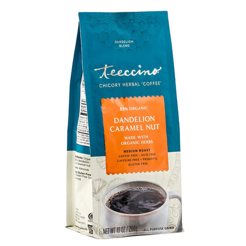 Teeccino Herbal Coffee Dandelion Caramel Nut 312g Bag