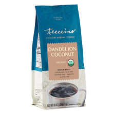 Load image into Gallery viewer, Teeccino Herbal Coffee Dandelion Coconut 312g Bag