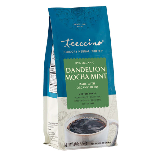 Teeccino Herbal Coffee Dandelion Mocha Mint 312g Bag