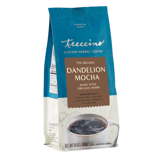 Teeccino Herbal Coffee Dandelion Mocha 312g Bags