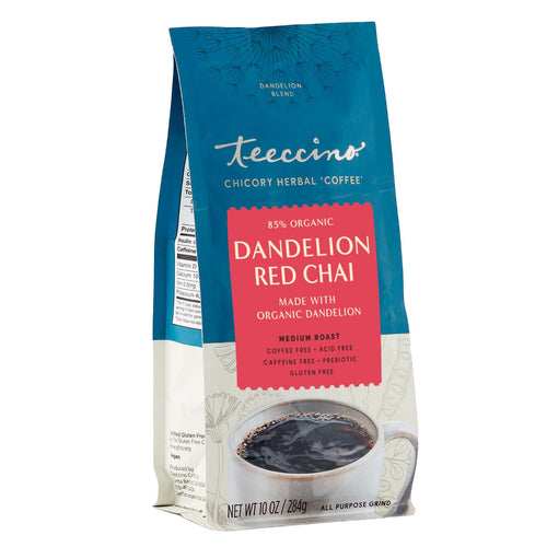 Teeccino Herbal Coffee Dandelion Red Chai 312g Bag